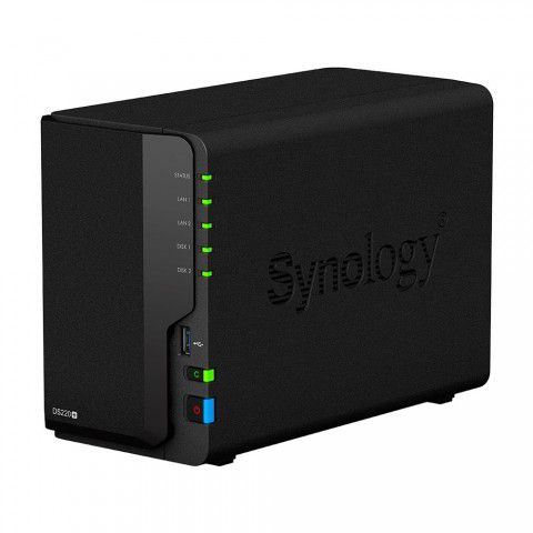 Servidor NAS Synology DiskStation com 2 baias  DS220+