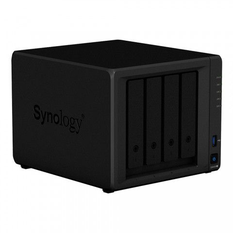 Servidor NAS Synology DiskStation com 4 baias e 2 slots DS420+