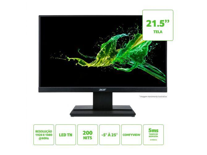 Monitor Acer 21.5'' LED FULL HD VESA VGA HDMI V226HQL