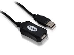 Cabo Extensor USB 2.0 Am/Af 10 mts c/ Amplificador de Sinal Comtac - CAB9157