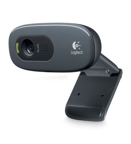 Webcam Logitech USB C270 com Vídeo Chamada em HD 960-000694