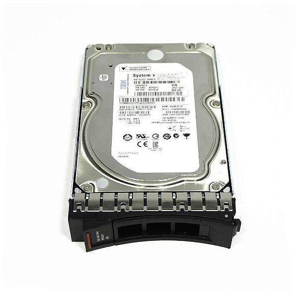 49Y6210 - HD Servidor IBM 4TB 7,2K 6G 3,5 SAS NL