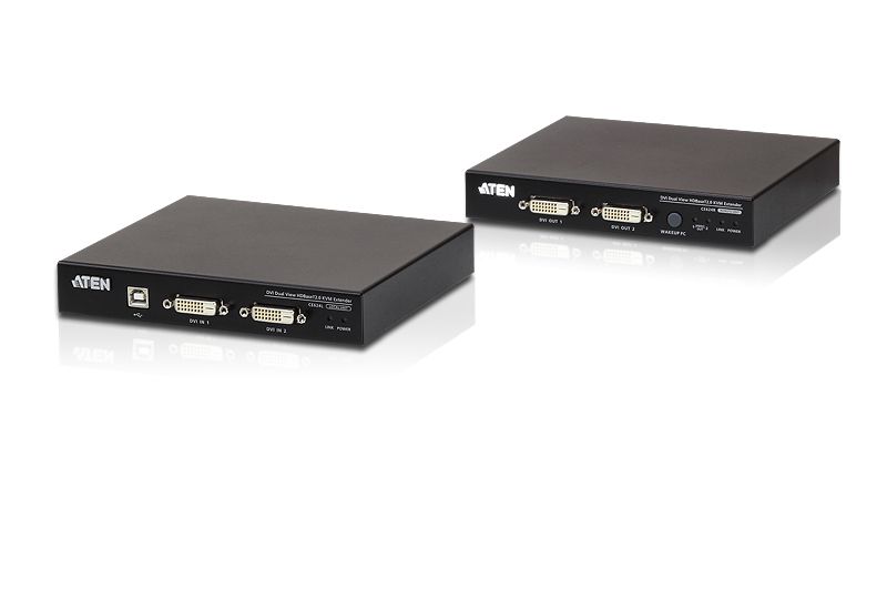Extensor KVM USB DVI Dual View HDBaseT ™ 2.0 (1920 x 1200 a 100 m)