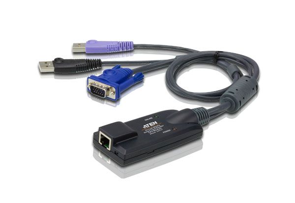 KA7177 USB VGA Virtual Media KVM Adapter with Smart Card Support