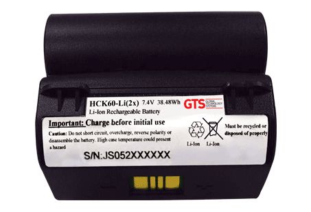 HCK60-LI(2X) - Bateria GTS de Alta Capacidade Para Intermec CK60 / CK61