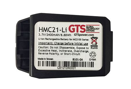 HMC21-Li - Bateria GTS Para Leitores de Código de Barras Zebra MC2100 Series