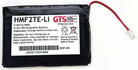 HMF2TE-LI - Bateria GTS Para Impressora Datamax-O'Neil MF2TE