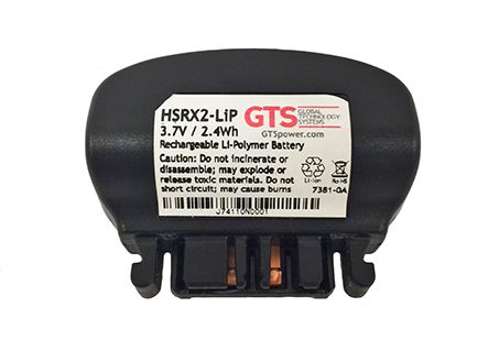 HSRX2-LiP - Bateria GTS Para Fones de Ouvido Vocollect SRX2