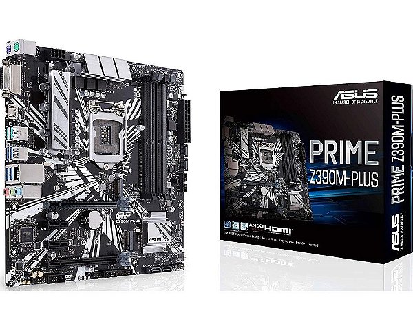 90MB0Z60-M0EAY0 Placa-Mãe Asus Prime (PRIME Z390M-PLUS) Intel 1151 DDR4 mATX