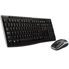 920-004433 KIT Teclado e Mouse S/fio Mk270 Preto Logitech