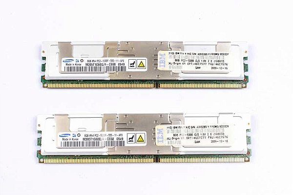 46C7577 Kit Memória Servidor IBM PC2-5300 de 16 GB (2 x 8 GB)