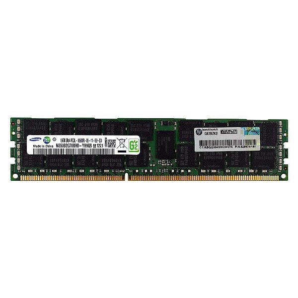 632202-001 Memória Servidor HP 16GB (1x16GB) Dual Rank x4 RDIMM