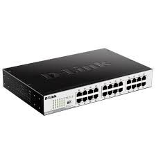 Switch SOHO Gigabit com 24x 10/100/1000Mbps RJ45  D-Link / DGS-1024D