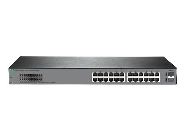 Switch 1920S Gerenciável 24G 2SFP com 24x 10/100/1000Mbps RJ45 + 2x SFP 1G - HPE / JL381A