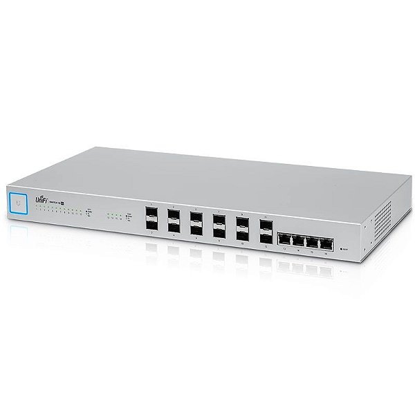 Switch UniFi Ubiquiti 12portas RJ45 + 2p SFP 10Gb - US-16-XG