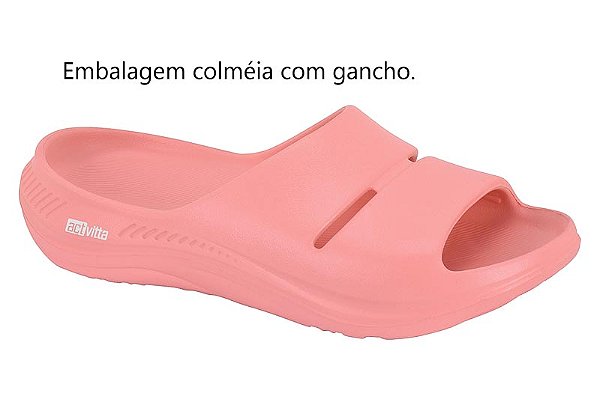 Chinelo ActVitta Nuvem Preto-Rosa