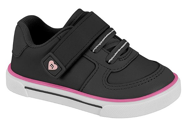 Tênis Molekinha Infantil Preto com Velcro