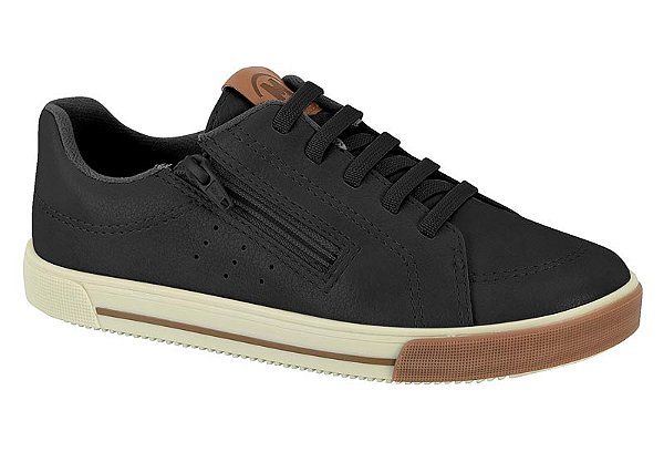 Tênis Infantil com Zíper Preto