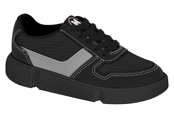 Tênis Infantil Preto e Cinza