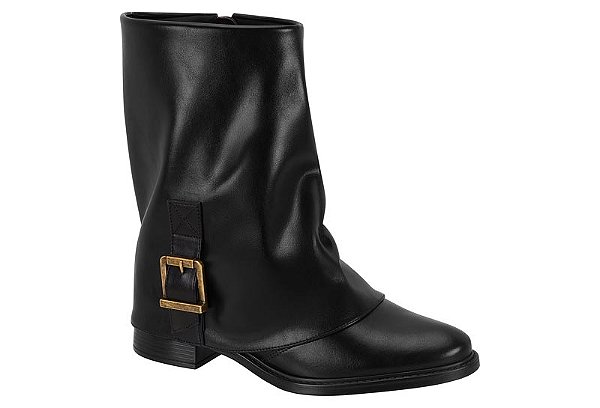 Bota Vizzano Preta Double Cano