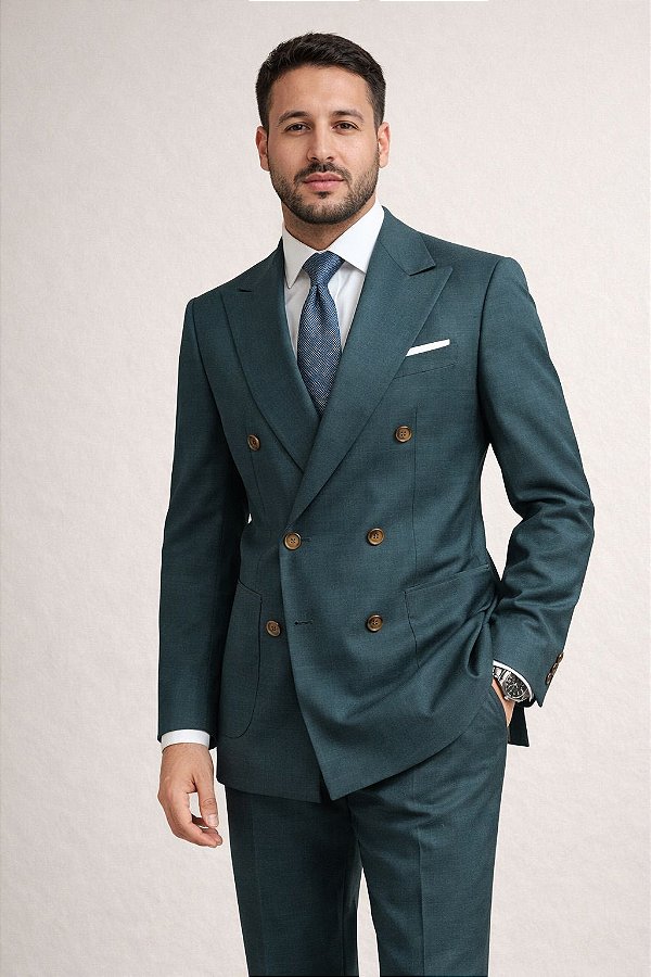 Costume Transp C/AJ Verde Pacifico Duplo