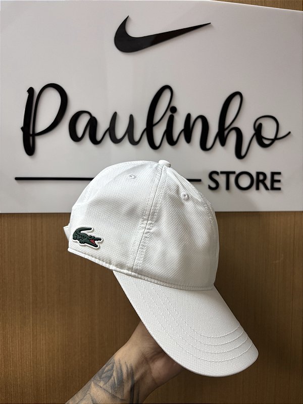 BONÉ LACOSTE SPORT BRANCO