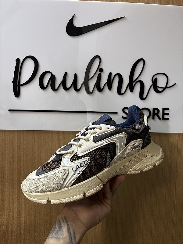 TÊNIS LACOSTE L003 BEGE