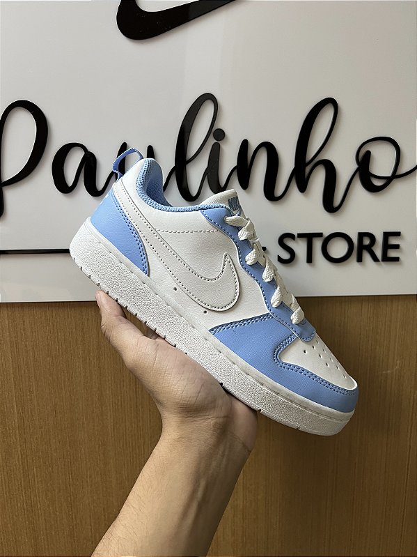 NIKE COURT BOROUGH LOW BLUE
