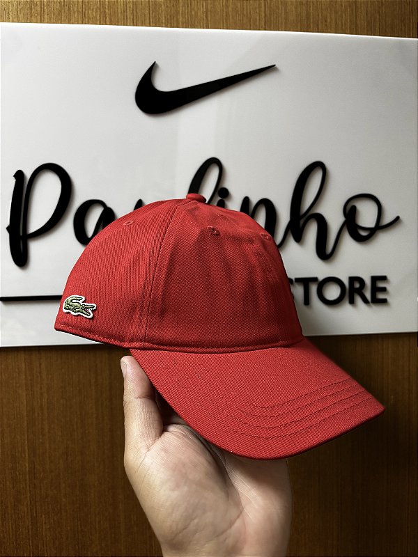 BONÉ LACOSTE GABARDINE