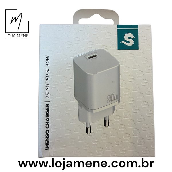 CARREGADOR IMENSO USB-C LIGHTINING PD30W IMS-231BL