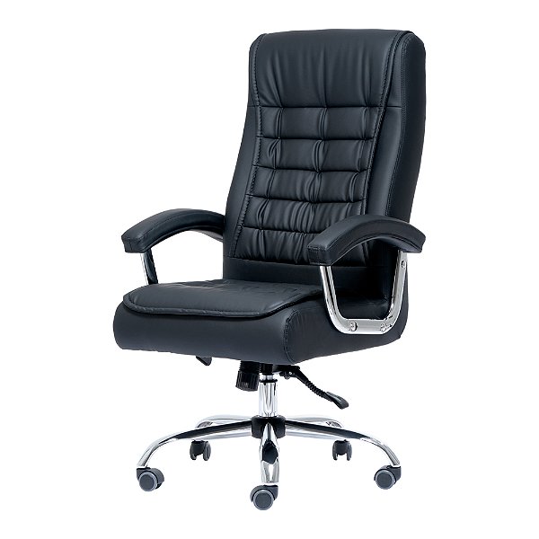 Cadeira Escritório BIG Presidente PU Preta