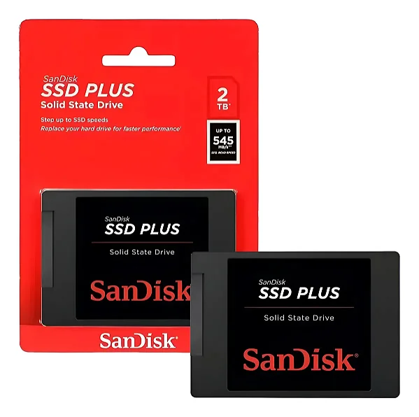 SSD Interno Sandisk Plus 2TB - SDSSDA-2T00-G28