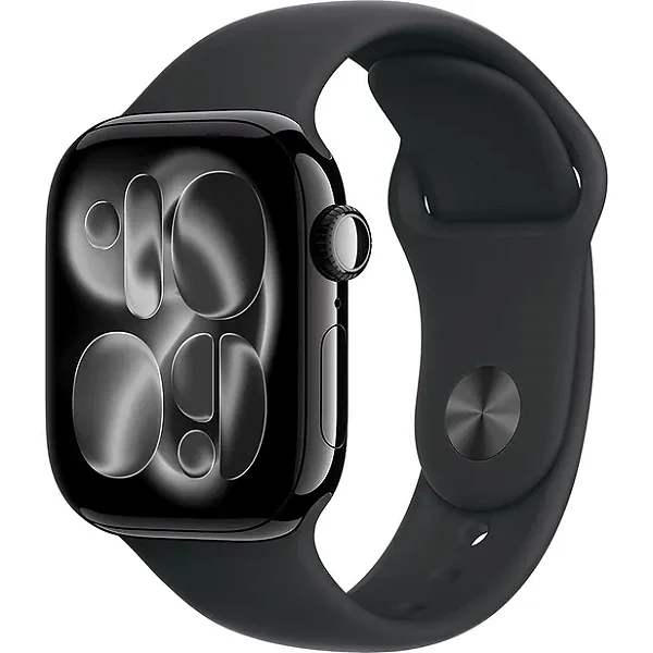 Apple Watch S11 (GPS) Caixa Alumínio Jet Black 42MM Pulseira Esportiva Black s/M MEQT4LW