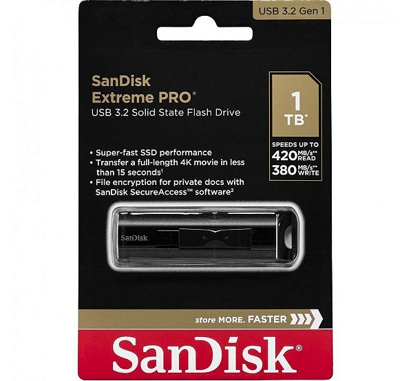 Pen drive SanDisk 1TB EXTREME PRO USB 3.2 420MB/s