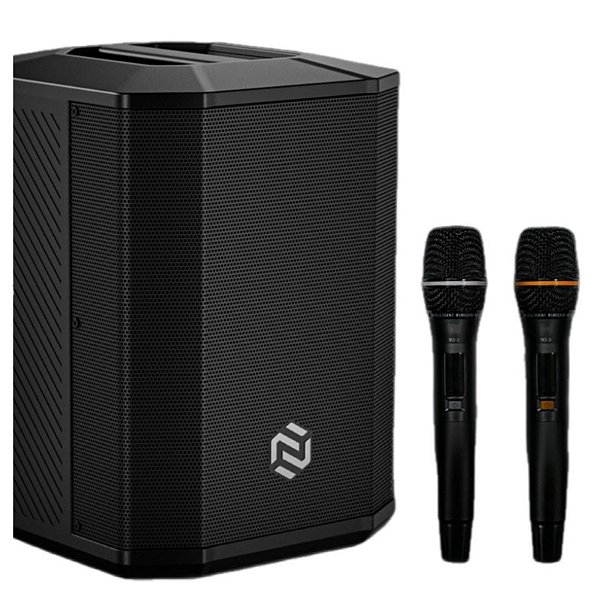 CAIXA DE SOM NUOMA 380W SOUNDFORCE NM-ZY803 -2 MIC