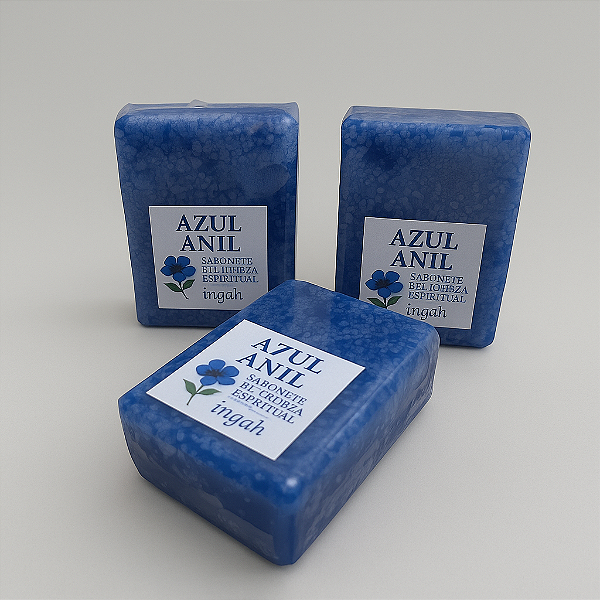 Sabonete Azul Anil - Limpeza Enérgetica e Proteção