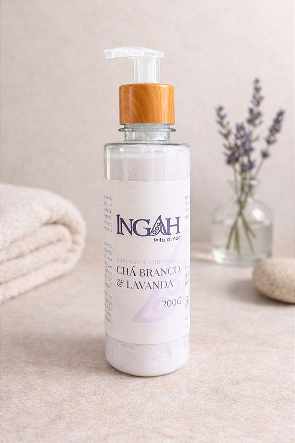 Hidratante Corporal - Chá Branco e Lavanda - 200g