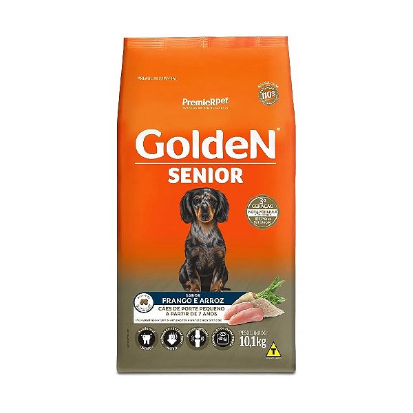 Ração Golden Fórmula Sênior Raça Pequena Frango Arroz 10,1kg