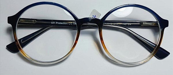 Óculos Receituário Acetato Redondo Masculino