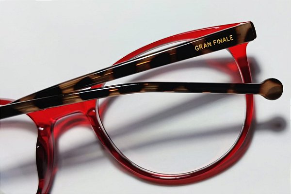 Óculos Receituário Acetato Tartaruga Vermelho