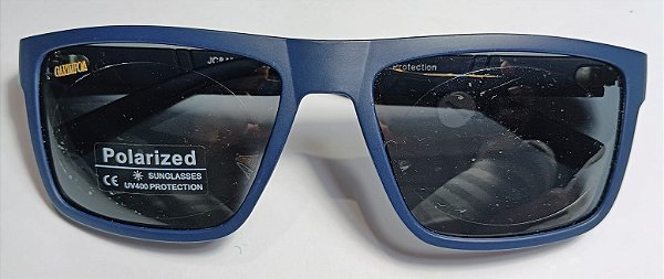 Óculos Solar TR90 Polarizado Azul Garimpo