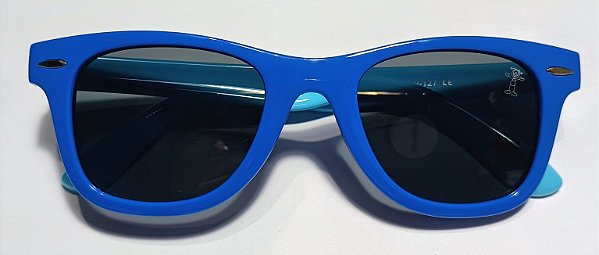 Óculos Solar Infantil Flexível Polarizado Azul