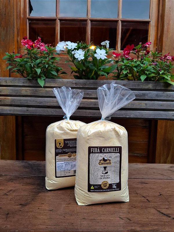 Fubá de Moinho de Pedra Carnielli (1Kg)