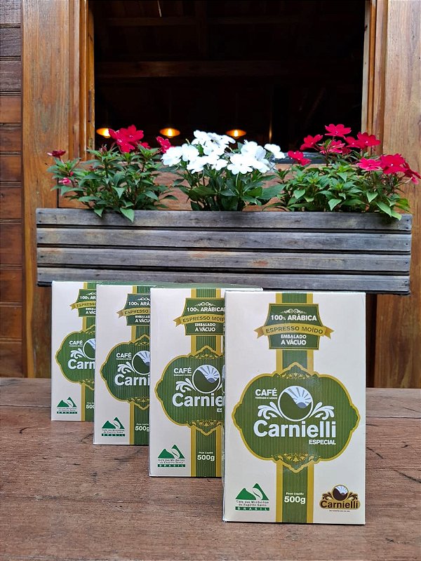 Kit 4 un. - Café Carnielli Espresso Moka Moído (500g) - Especial