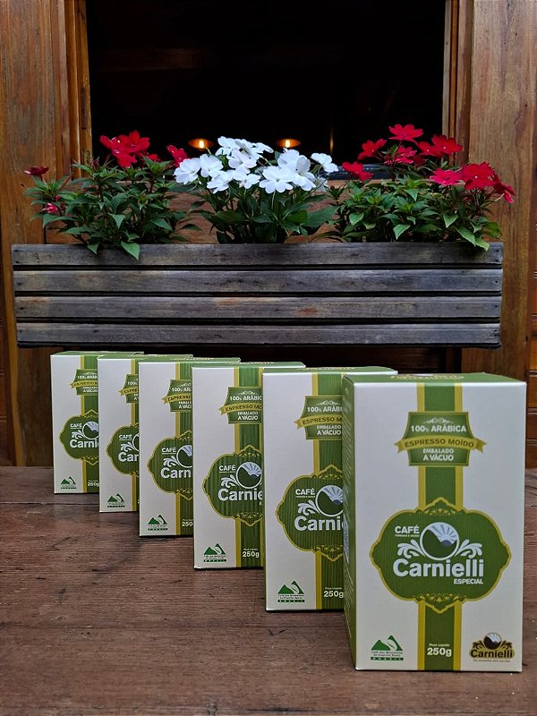 Kit 6 un. Café Carnielli Espresso Moka (250g) - Especial