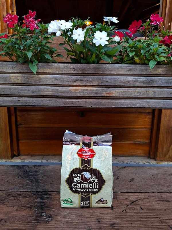 Café Carnielli Torrado e Moído 250g - Bebida Fina