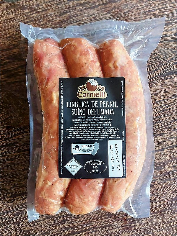 Linguiça Carnielli de Pernil Suino Defumado (320g)