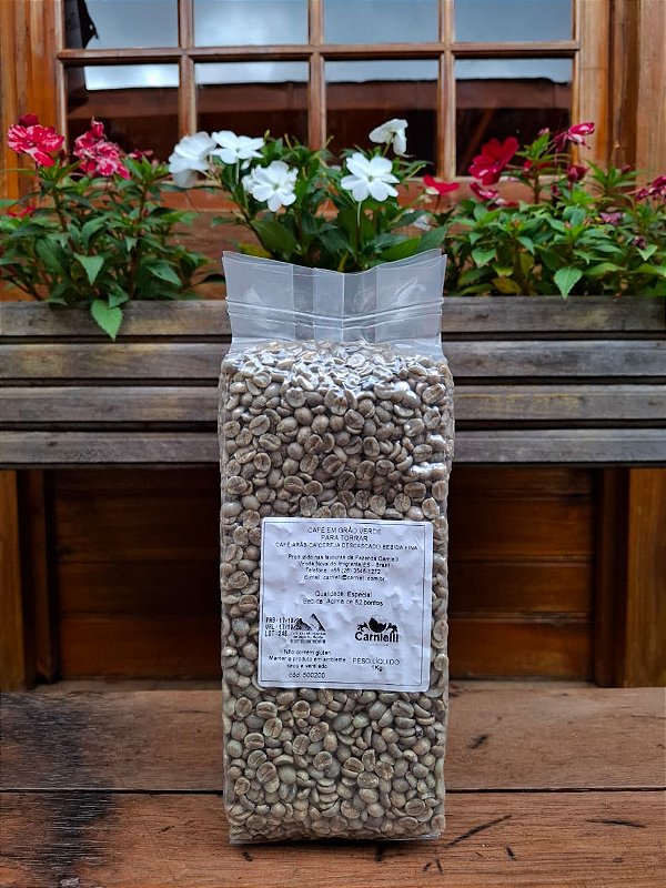 Café em Grão Crú - Peneira 16 acima (1 Kg) 100% arábica