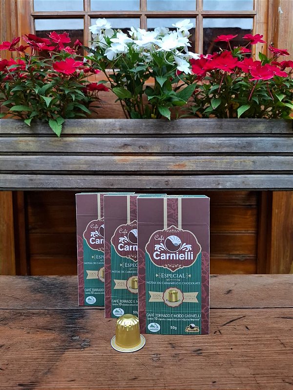 Kit 3 un. - Cápsula Café Especial em Aluminio Compatível (30 capsulas)