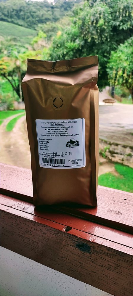 Café Carnielli Torrado em GRÃO 500g - Bebida Fina